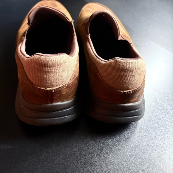 Skechers Men's Brown Slip-On Glides Calculous Loafer brown leather size 13 - Picture 5 of 7